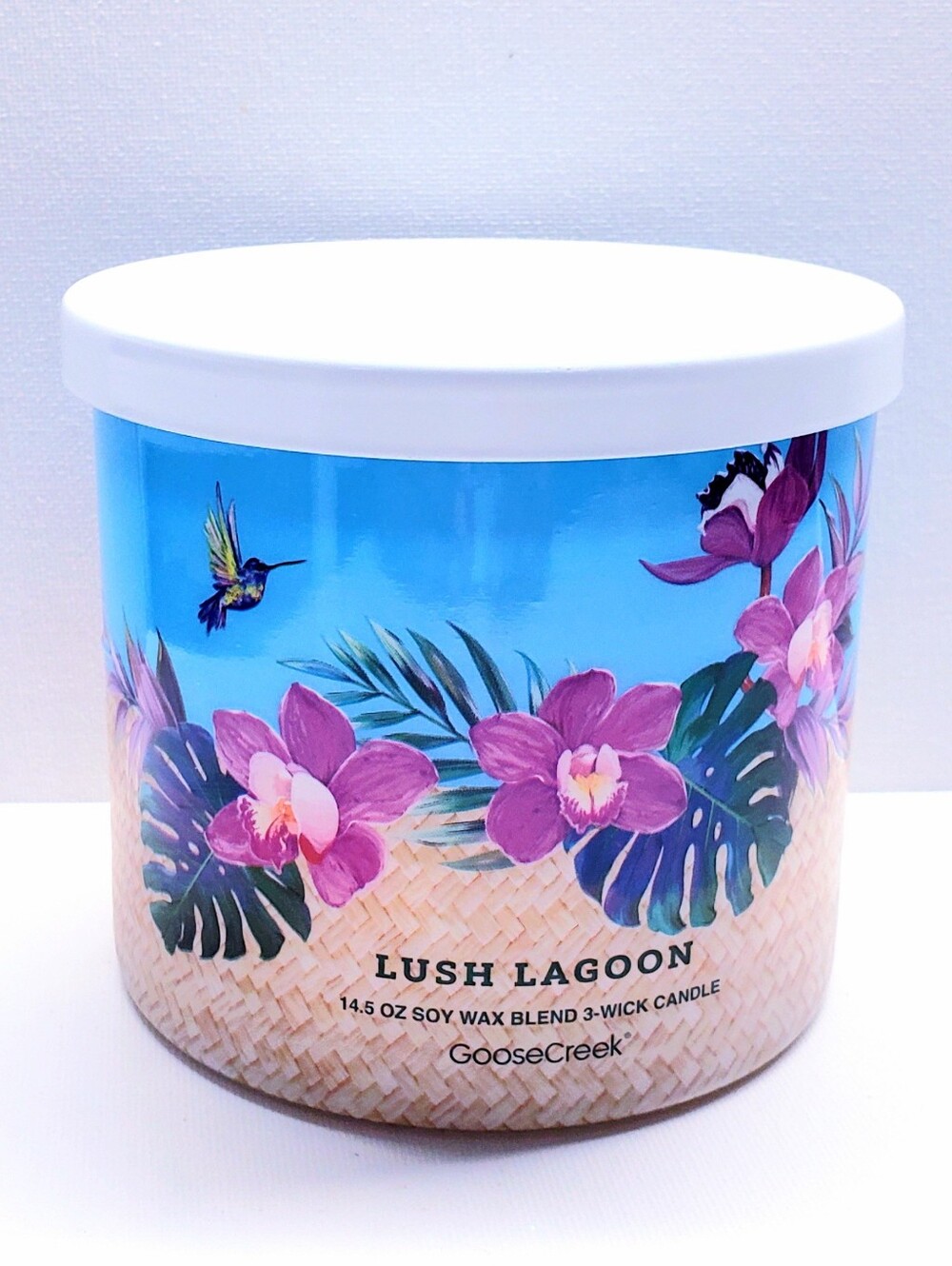 Goose Creek LUSH LAGOON Large 3-Wick Scented Candle, 14.5 Oz